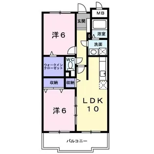 ヒルズ シンシア【4階】の間取り