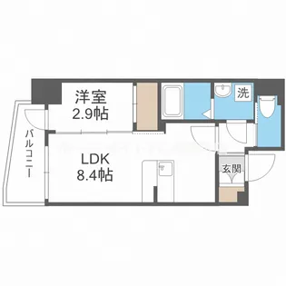 セレニテ天満橋アリア【7階】の間取り
