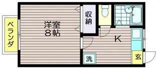 プチメゾン杉田【2階】の間取り