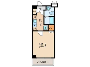 スカイヒル名谷【7階】の間取り