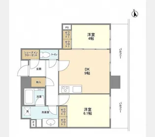 グランテール代々木【7階】の間取り