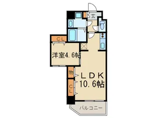 アジリア大濠ウェスト【7階】の間取り