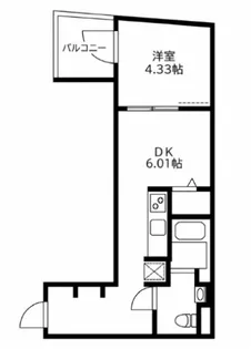 ユーレジデンス武蔵小山【3階】の間取り