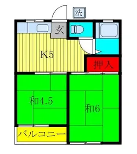 平八ビル102【3階】の間取り