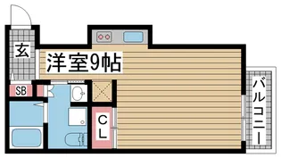 ライラックロッコー【4階】の間取り