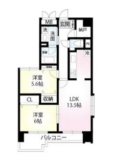 サンコーレジデンス参番館【4階】の間取り