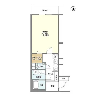 西麻布SBMマンション【1階】の間取り