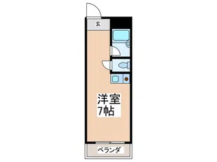 川口ハイツ【7階】の間取り