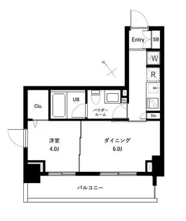 オーキッドレジデンス浜田山【4階】の間取り