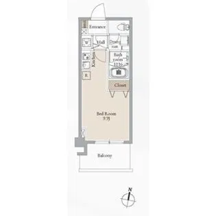 ブルーヴェル青葉通【6階】の間取り