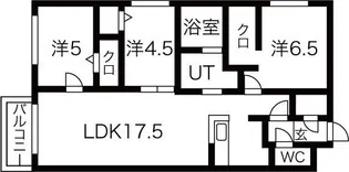 Attraente(アトラエンテ)【1階】の間取り