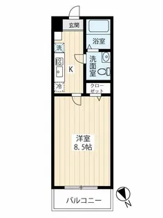 アンベリール吉祥寺EAST【5階】の間取り