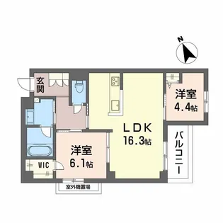 Casa Regio【3階】の間取り