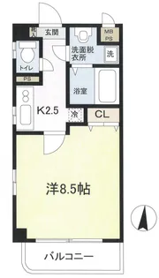 ベルジュ【2階】の間取り