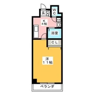 フォーリア【10階】の間取り