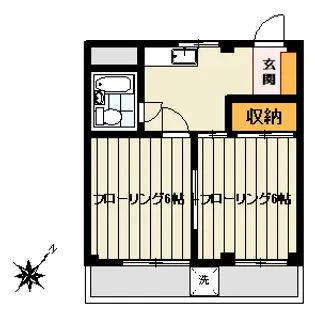 東京都八王子市台町4【マンション】の間取り