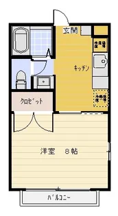 メゾン・アーベインV【2階】の間取り