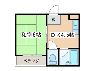 サウスガーデン【4階】の間取り