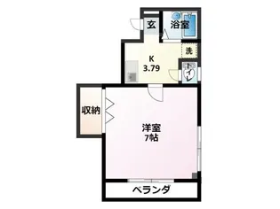 グリーンハイツ瑞浪【4階】の間取り