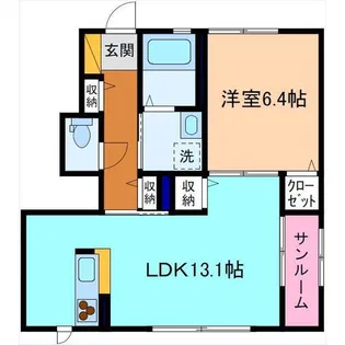 アヴァンティ【1階】の間取り