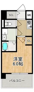 MODERN PALAZZO 東本町【11階】の間取り