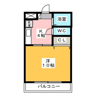ラクシュリー祝田【2階】の間取り