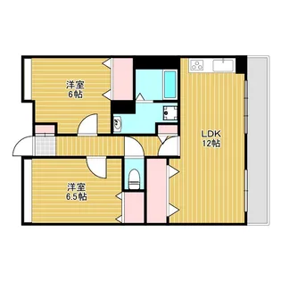 グランベール刀根山【3階】の間取り
