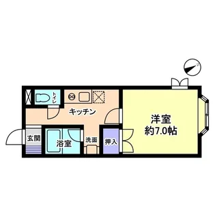 信開セルーラ上小松3【2階】の間取り