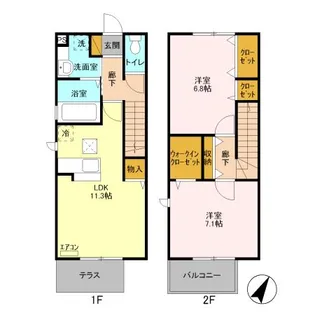クエスタの間取り