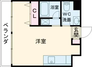 ヴィラけやき【2階】の間取り