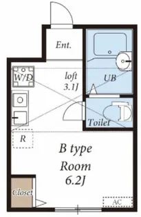 シャンティヒル白楽【1階】の間取り
