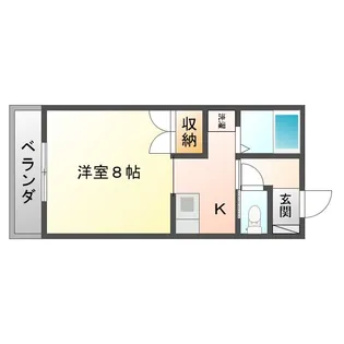 エターナル・ブルー【2階】の間取り