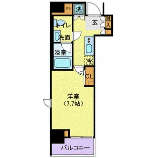LEXE赤羽【4階】の間取り