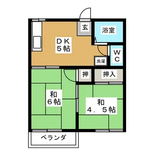 コーポいがらし【2階】の間取り
