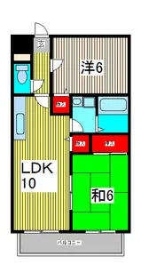 埼玉県川口市東領家2【アパート】の間取り