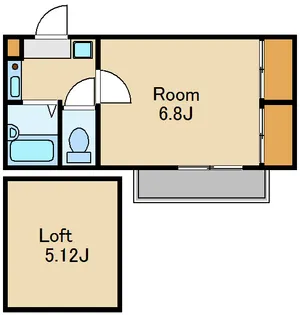 東京都中野区上高田5【アパート】の間取り
