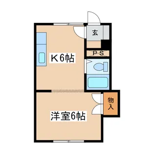 コーポラスミミ【2階】の間取り