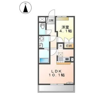 イーストヒルズ【1階】の間取り