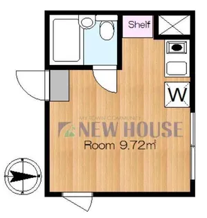 ヴィラ西早稲田【1階】の間取り