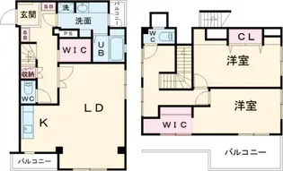 品川ハイツ【5階】の間取り