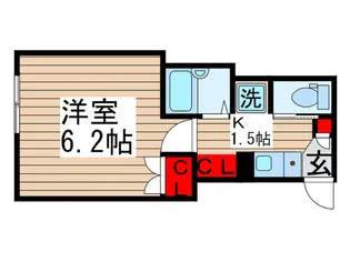 フォレスタ千住【3階】の間取り