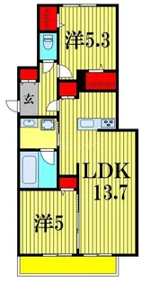 チャコールM【2階】の間取り