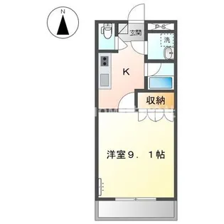 エスポワール・楯森【2階】の間取り