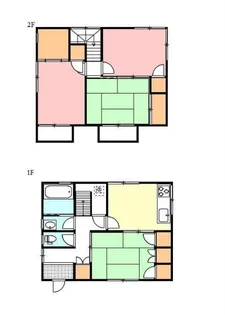 香川県さぬき市長尾西【一戸建】の間取り