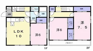 千葉県市原市五井【一戸建】の間取り