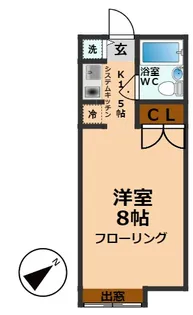 GREEN GABLES【1階】の間取り