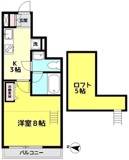 ピアセンテ和光III【1階】の間取り