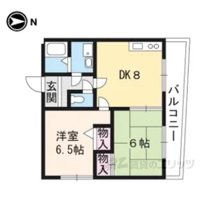 カーム瀬田【3階】の間取り