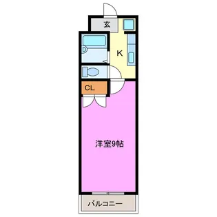 静岡県浜松市中央区初生町【マンション】の間取り