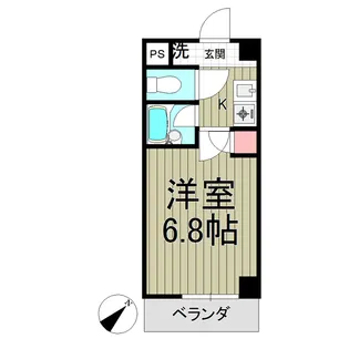 ブランメゾン南藤沢【4階】の間取り